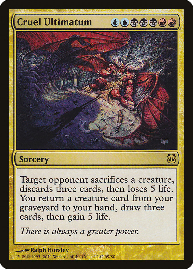 Cruel Ultimatum [Duel Decks: Ajani vs. Nicol Bolas] | Shuffle n Cut Hobbies & Games