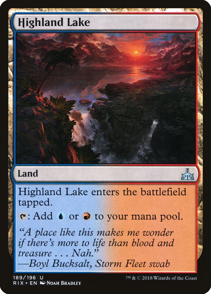 Highland Lake [Rivals of Ixalan] | Shuffle n Cut Hobbies & Games