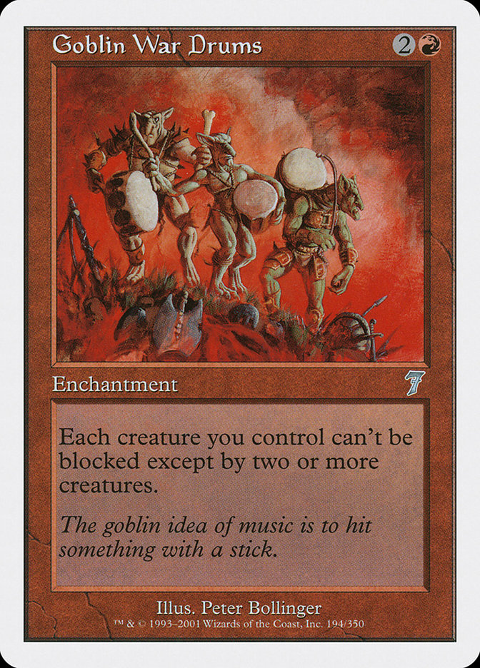 Goblin War Drums [Seventh Edition] | Shuffle n Cut Hobbies & Games