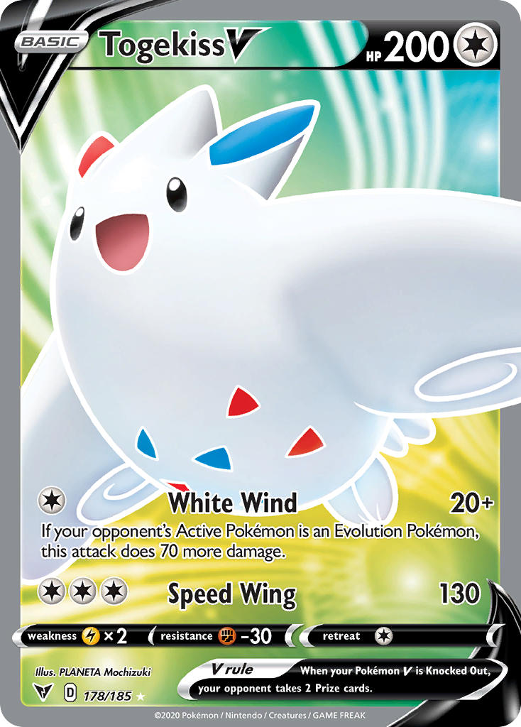 Togekiss V (178/185) [Sword & Shield: Vivid Voltage] | Shuffle n Cut Hobbies & Games