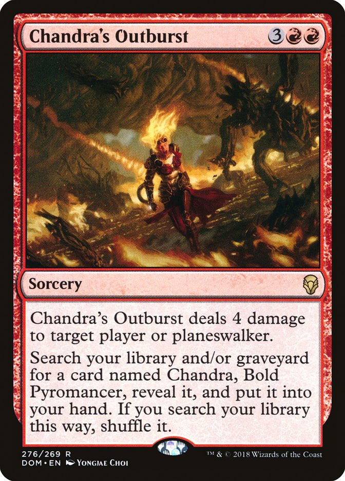 Chandra's Outburst [Dominaria] | Shuffle n Cut Hobbies & Games