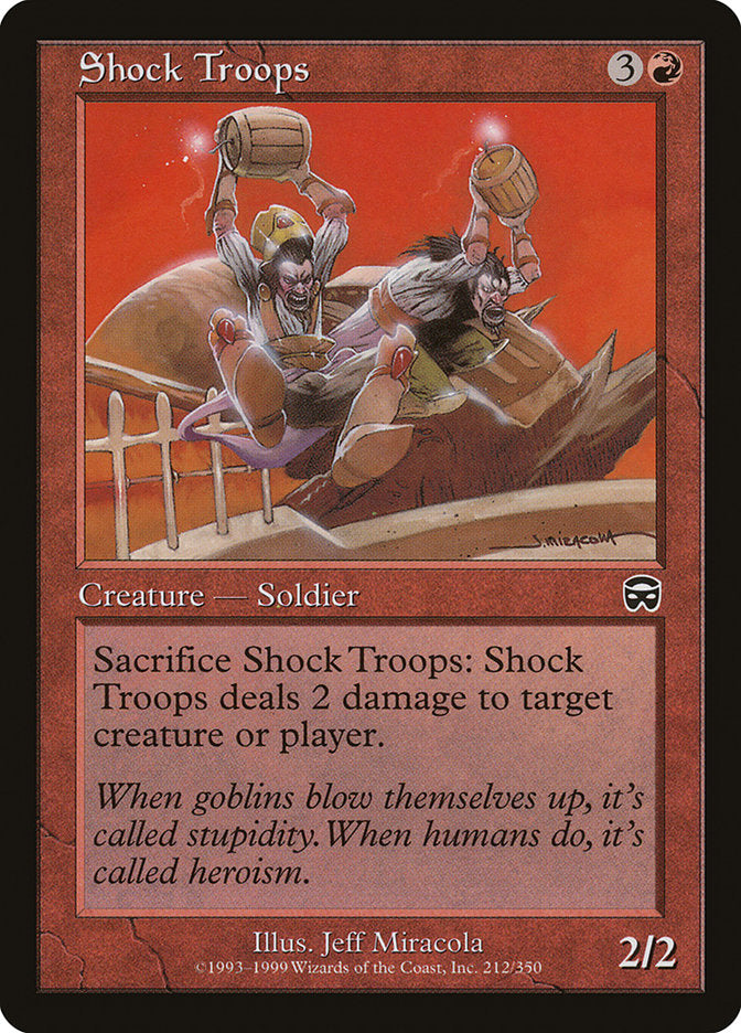 Shock Troops [Mercadian Masques] | Shuffle n Cut Hobbies & Games