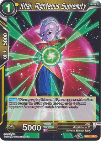 Khai, Righteous Supremity [DB2-125] | Shuffle n Cut Hobbies & Games