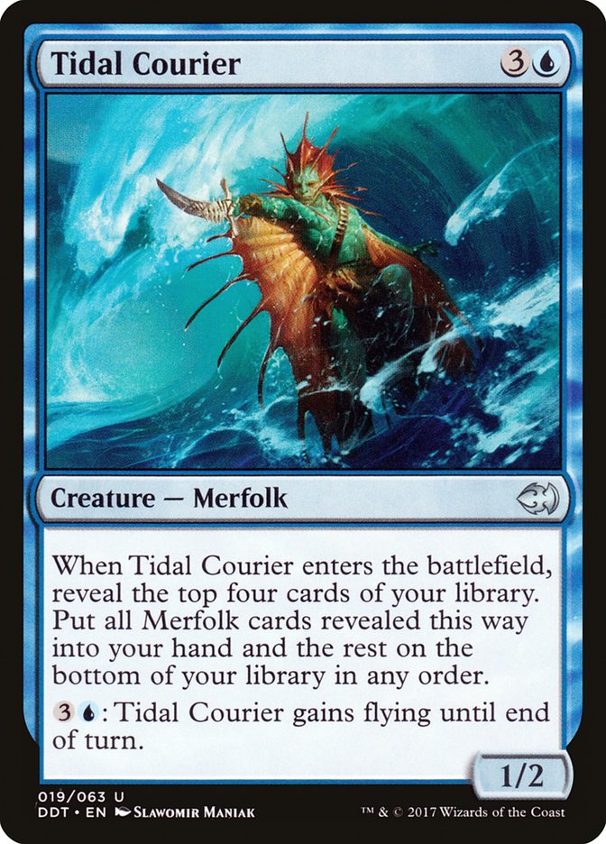 Tidal Courier [Duel Decks: Merfolk vs. Goblins] | Shuffle n Cut Hobbies & Games