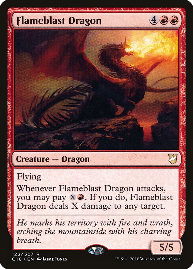 Flameblast Dragon [Commander 2018] | Shuffle n Cut Hobbies & Games