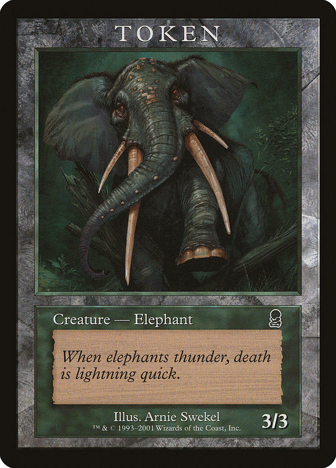 Elephant Token [Magic Player Rewards 2002] | Shuffle n Cut Hobbies & Games