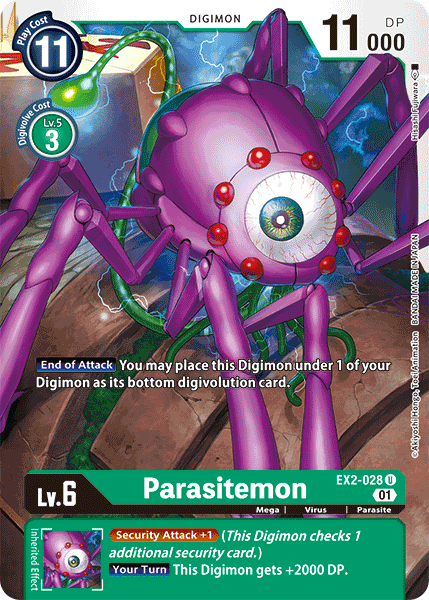 Parasitemon [EX2-028] [Digital Hazard] | Shuffle n Cut Hobbies & Games