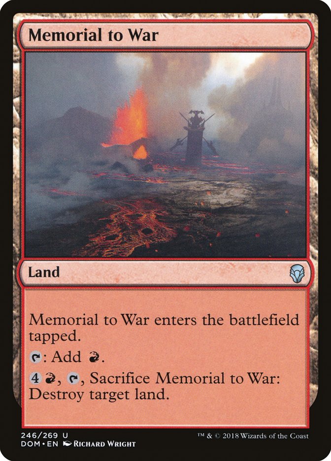 Memorial to War [Dominaria] | Shuffle n Cut Hobbies & Games