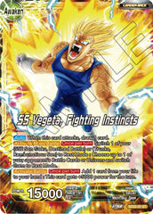Vegeta // SS Vegeta, Fighting Instincts (Starter Deck Exclusive) (SD22-01) [Power Absorbed] | Shuffle n Cut Hobbies & Games
