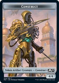 Construct // Soldier Double-Sided Token [Core Set 2021 Tokens] | Shuffle n Cut Hobbies & Games