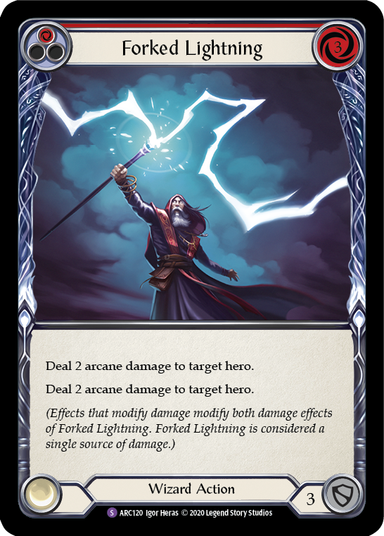 Forked Lightning [ARC120] Unlimited Edition Normal | Shuffle n Cut Hobbies & Games