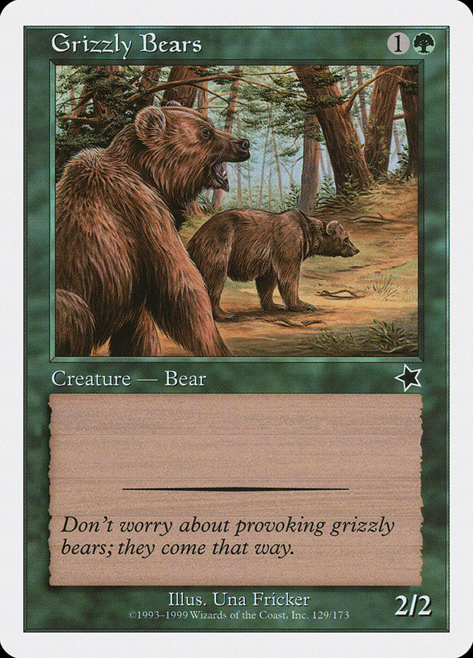 Grizzly Bears [Starter 1999] | Shuffle n Cut Hobbies & Games