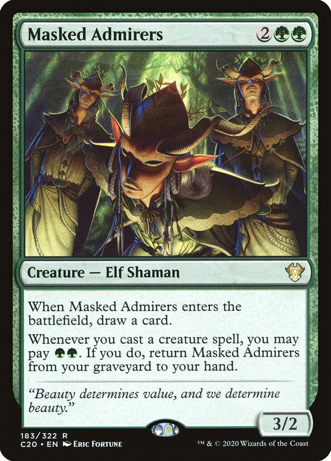 Masked Admirers [Commander 2020] | Shuffle n Cut Hobbies & Games