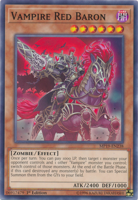 Vampire Red Baron [MP19-EN238] Common | Shuffle n Cut Hobbies & Games