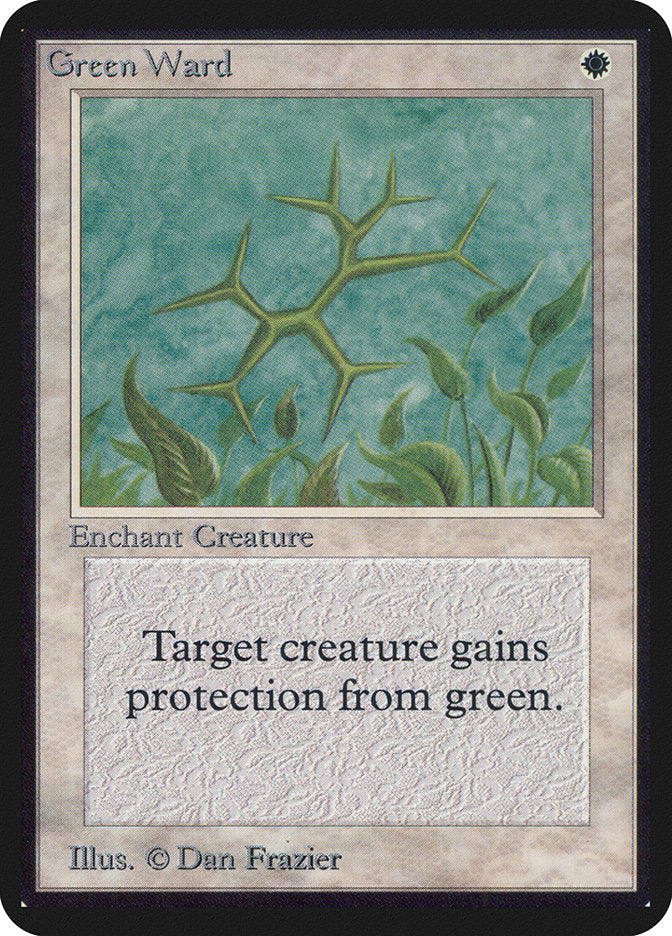 Green Ward [Alpha Edition] | Shuffle n Cut Hobbies & Games