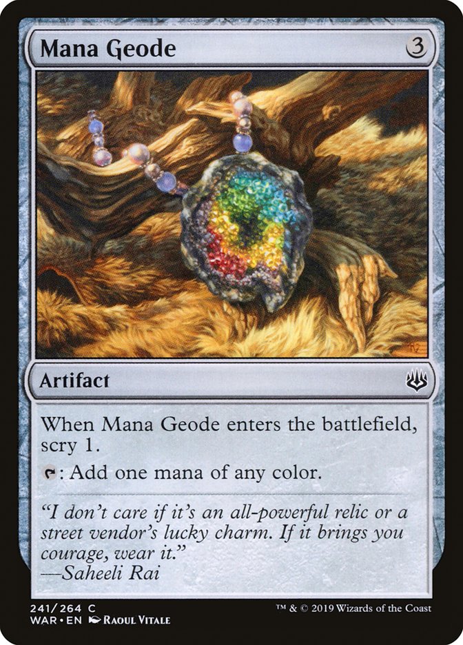 Mana Geode [War of the Spark] | Shuffle n Cut Hobbies & Games