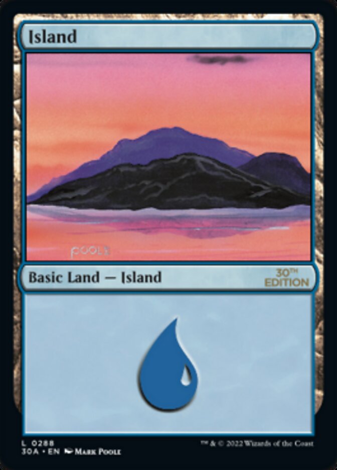 Island (288) [30th Anniversary Edition] | Shuffle n Cut Hobbies & Games