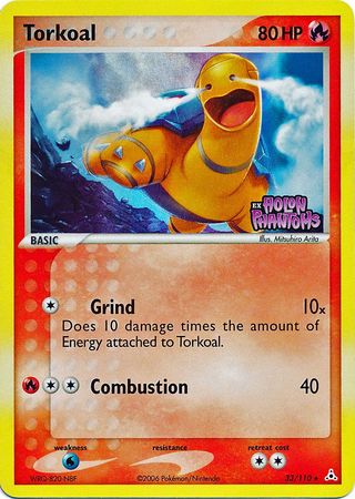 Torkoal (33/110) (Stamped) [EX: Holon Phantoms] | Shuffle n Cut Hobbies & Games
