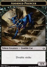 Adorned Pouncer // Horse Double-Sided Token [Hour of Devastation Tokens] | Shuffle n Cut Hobbies & Games