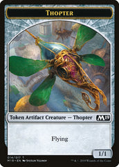 Knight // Thopter Double-Sided Token (Game Night) [Core Set 2019 Tokens] | Shuffle n Cut Hobbies & Games