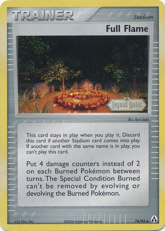 Full Flame (74/92) (Stamped) [EX: Legend Maker] | Shuffle n Cut Hobbies & Games
