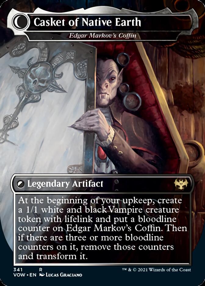 Edgar, Charmed Groom // Edgar Markov's Coffin - Dracula the Voyager // Casket of Native Earth [Innistrad: Crimson Vow] | Shuffle n Cut Hobbies & Games