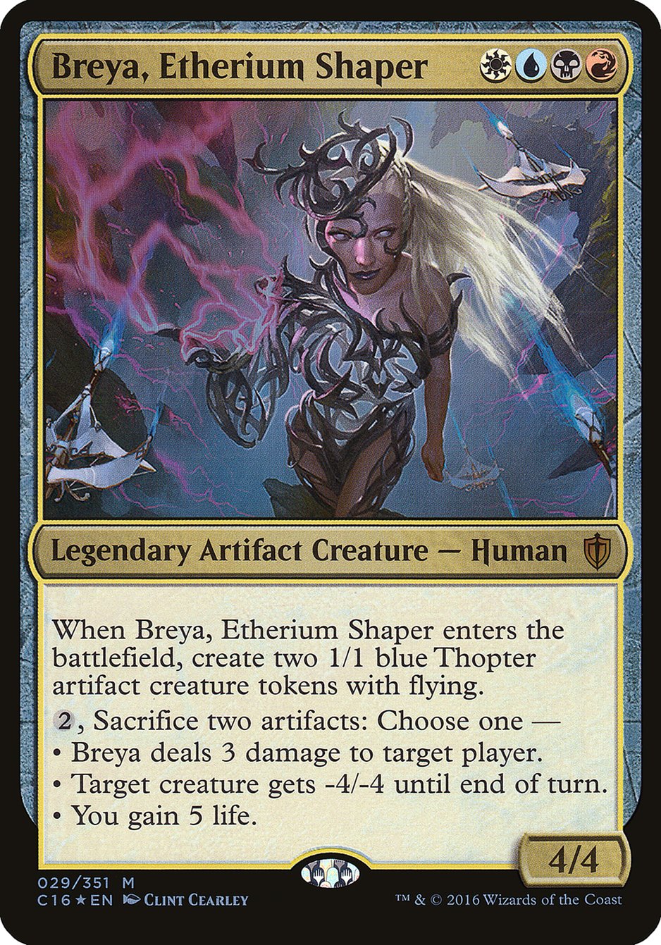 Breya, Etherium Shaper (Oversized) [Commander 2016 Oversized] | Shuffle n Cut Hobbies & Games