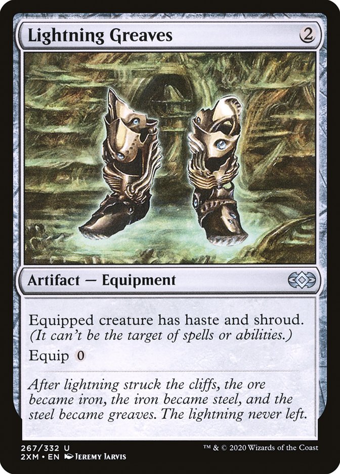 Lightning Greaves [Double Masters] | Shuffle n Cut Hobbies & Games