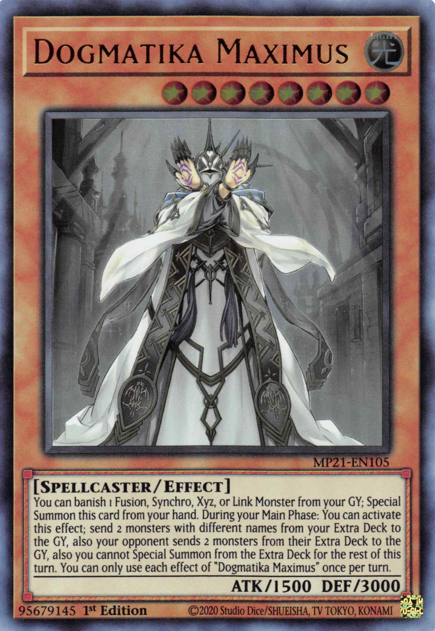 Dogmatika Maximus [MP21-EN105] Ultra Rare | Shuffle n Cut Hobbies & Games