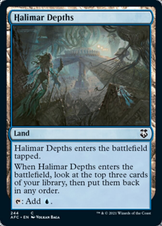 Halimar Depths [Dungeons & Dragons: Adventures in the Forgotten Realms Commander] | Shuffle n Cut Hobbies & Games