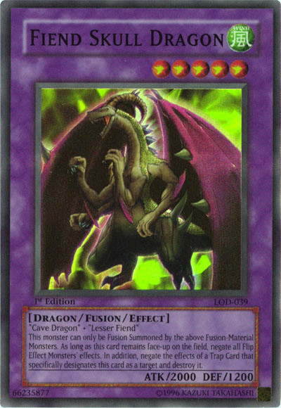Fiend Skull Dragon [LOD-039] Super Rare | Shuffle n Cut Hobbies & Games