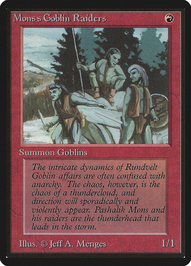 Mons's Goblin Raiders [Beta Edition] | Shuffle n Cut Hobbies & Games