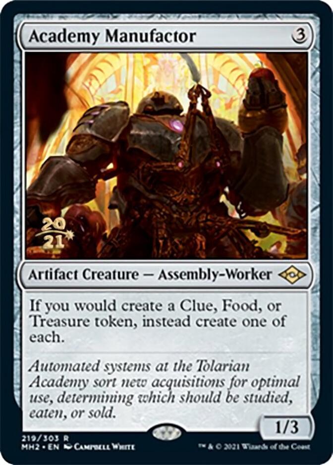 Academy Manufactor [Modern Horizons 2 Prerelease Promos] | Shuffle n Cut Hobbies & Games