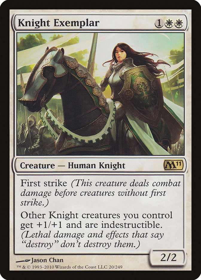 Knight Exemplar [Magic 2011] | Shuffle n Cut Hobbies & Games