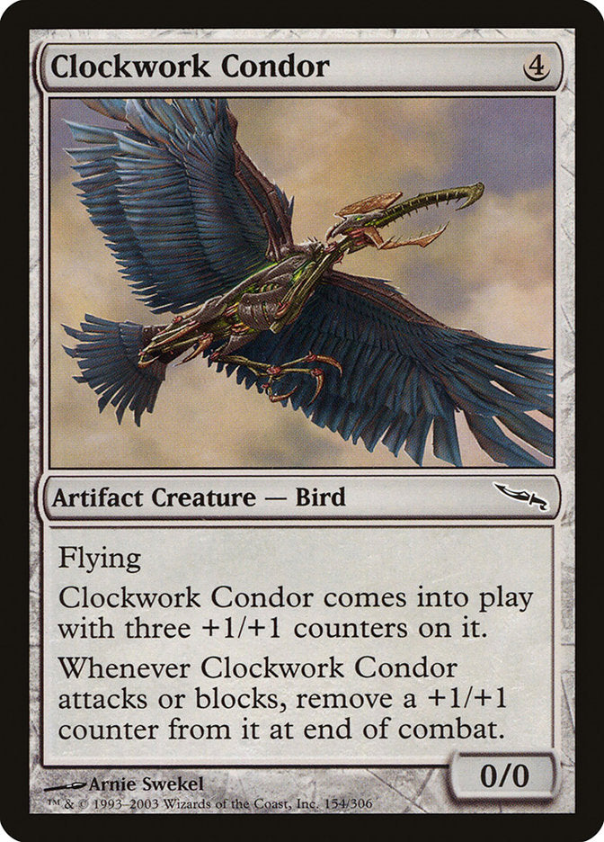 Clockwork Condor [Mirrodin] | Shuffle n Cut Hobbies & Games
