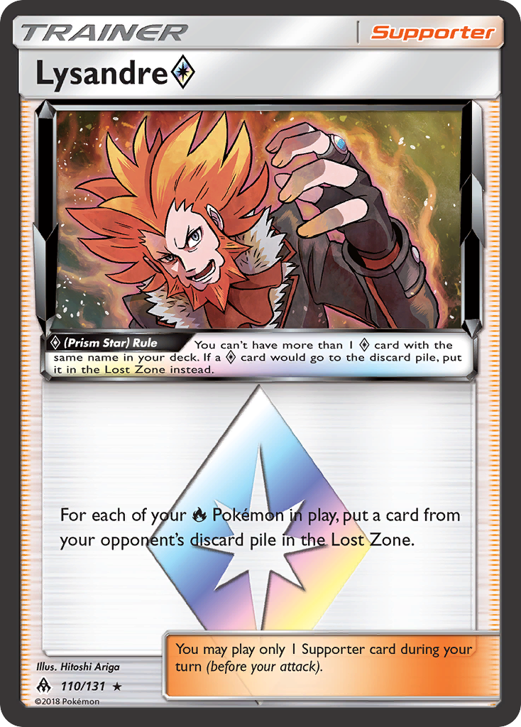 Lysandre (110/131) (Prism Star) [Sun & Moon: Forbidden Light] | Shuffle n Cut Hobbies & Games