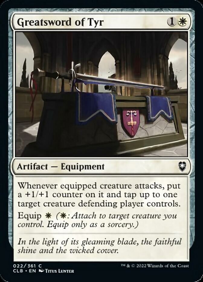 Greatsword of Tyr [Commander Legends: Battle for Baldur's Gate] | Shuffle n Cut Hobbies & Games