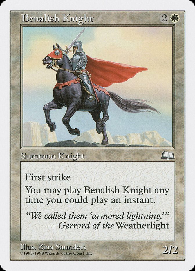 Benalish Knight [Anthologies] | Shuffle n Cut Hobbies & Games