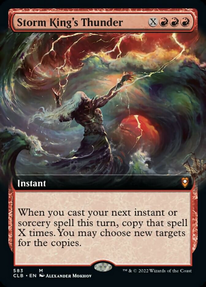 Storm King's Thunder (Extended Art) [Commander Legends: Battle for Baldur's Gate] | Shuffle n Cut Hobbies & Games