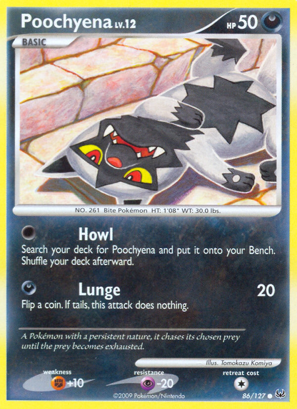 Poochyena (86/127) [Platinum: Base Set] | Shuffle n Cut Hobbies & Games