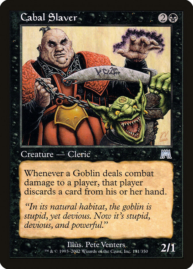 Cabal Slaver [Onslaught] | Shuffle n Cut Hobbies & Games