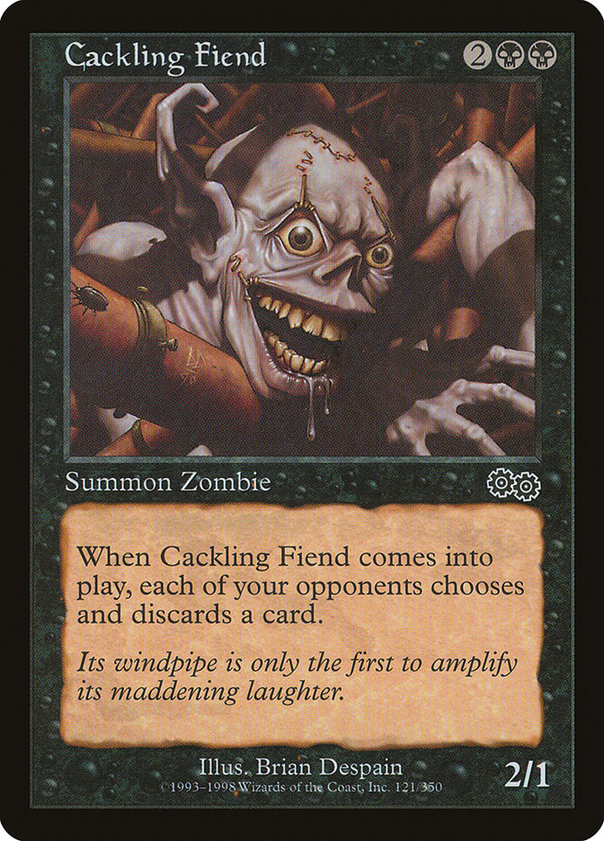 Cackling Fiend [Urza's Saga] | Shuffle n Cut Hobbies & Games