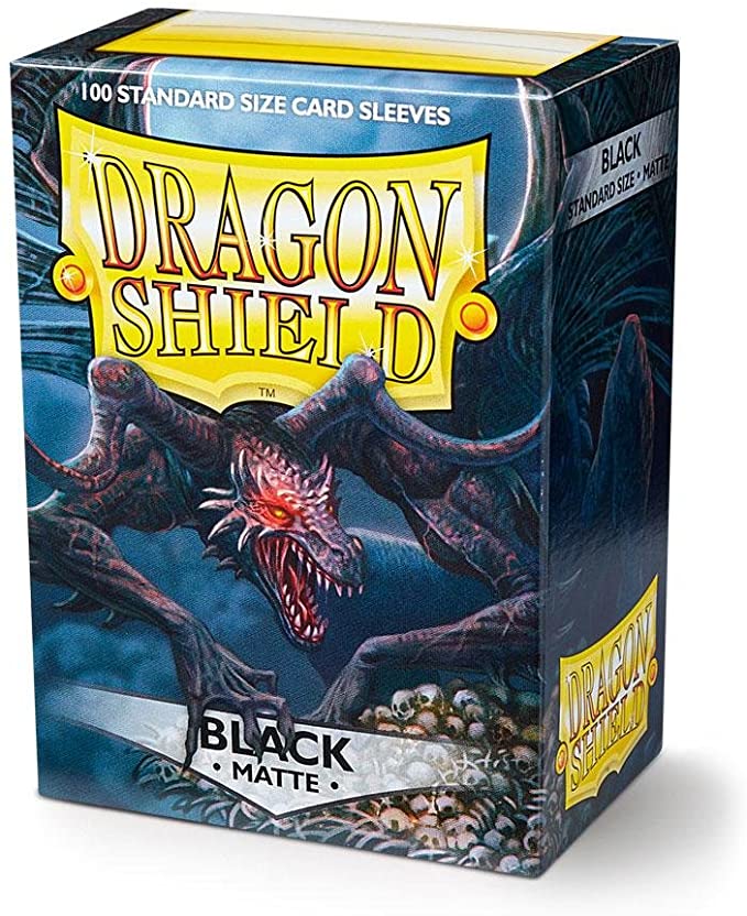 Dragon Shield 100ct MATTE standard Sleeves - Black