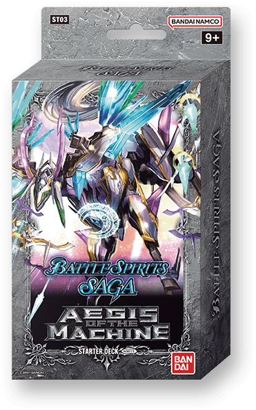 Battle Spirits Saga Card Game Starter Deck Aegis of the Machine Display (SD03) | Shuffle n Cut Hobbies & Games
