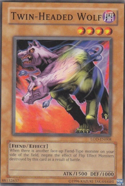Twin-Headed Wolf [LOD-EN008] Common | Shuffle n Cut Hobbies & Games