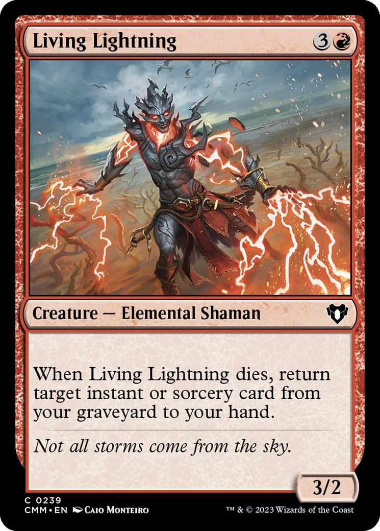 Living Lightning [Commander Masters] | Shuffle n Cut Hobbies & Games