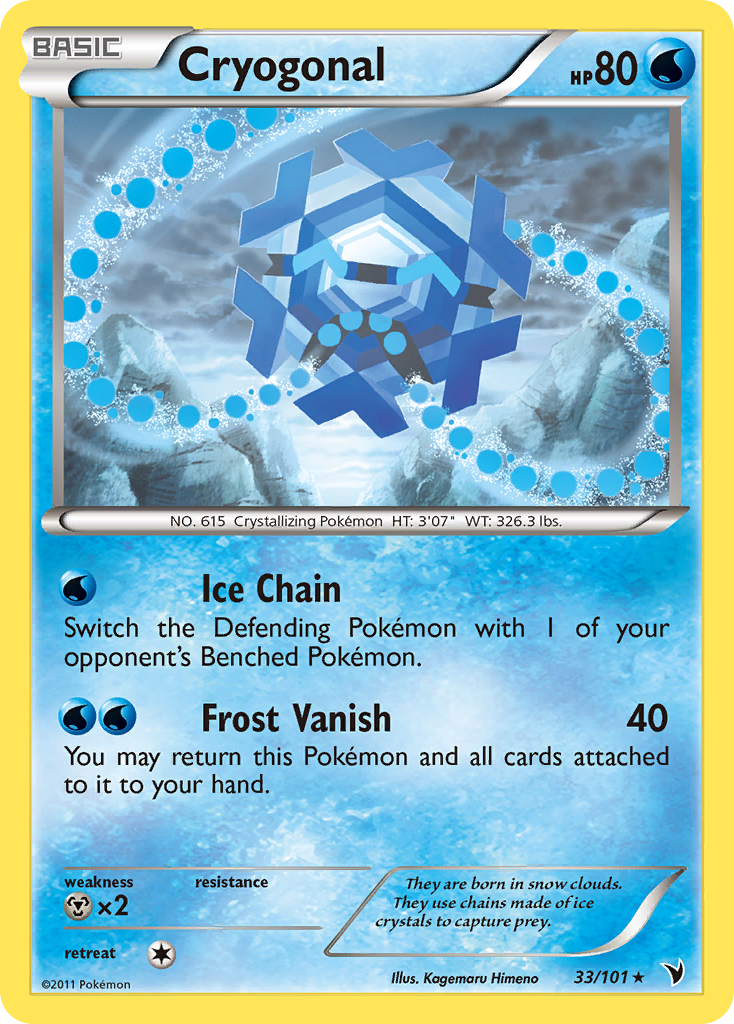 Cryogonal (33/101) [Black & White: Noble Victories] | Shuffle n Cut Hobbies & Games