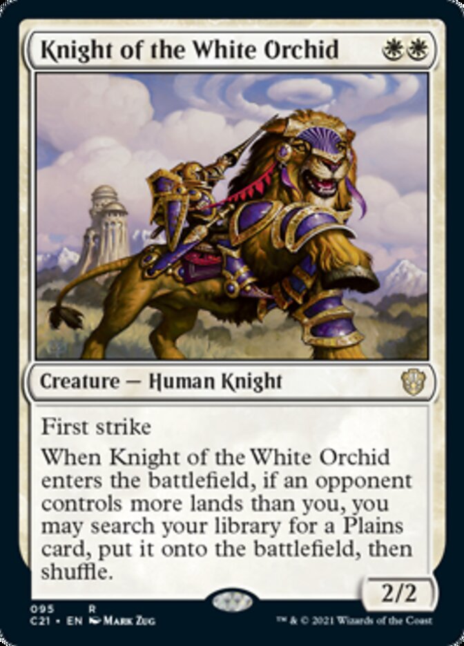 Knight of the White Orchid [Commander 2021] | Shuffle n Cut Hobbies & Games