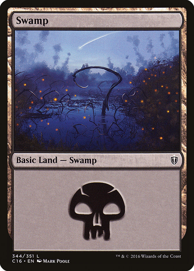 Swamp (344) [Commander 2016] | Shuffle n Cut Hobbies & Games