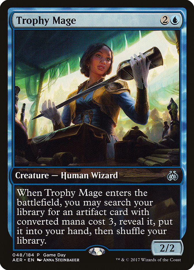 Trophy Mage (Game Day) [Aether Revolt Promos] | Shuffle n Cut Hobbies & Games